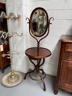 Antique Bentwood Dressing Stand With Table, Drawer & Mirror | Antique & Vintage | Moonee Ponds Antiques | Australia Wide Delivery
