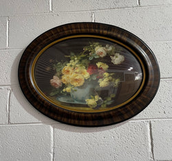 Lovely Art deco frame with floral Print | Antique & Vintage | Moonee Ponds Antiques | Australia Wide Delivery