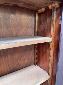 Antique Arts & Crafts Two Door Glass Bookcase/Display Cabinet | Antique & Vintage | Moonee Ponds Antiques | Australia Wide Delivery