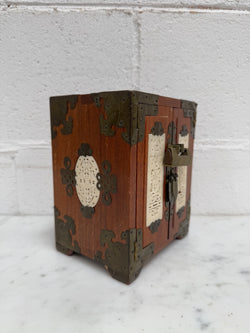 Vintage Chinese Lockable Jewellery Box | Antique & Vintage | Moonee Ponds Antiques | Australia Wide Delivery