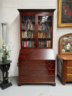Georgian Two Door Secretaire Bookcase | Antique & Vintage | Moonee Ponds Antiques | Australia Wide Delivery