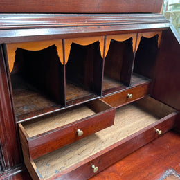Georgian Two Door Secretaire Bookcase