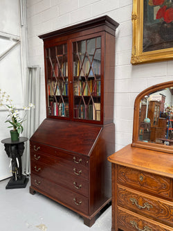 Georgian Two Door Secretaire Bookcase | Antique & Vintage | Moonee Ponds Antiques | Australia Wide Delivery