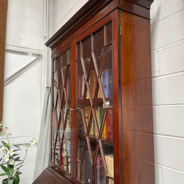 Georgian Two Door Secretaire Bookcase