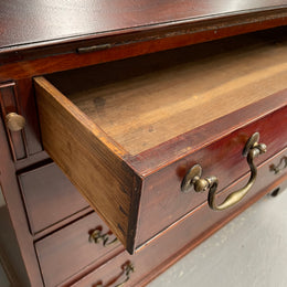 Georgian Two Door Secretaire Bookcase