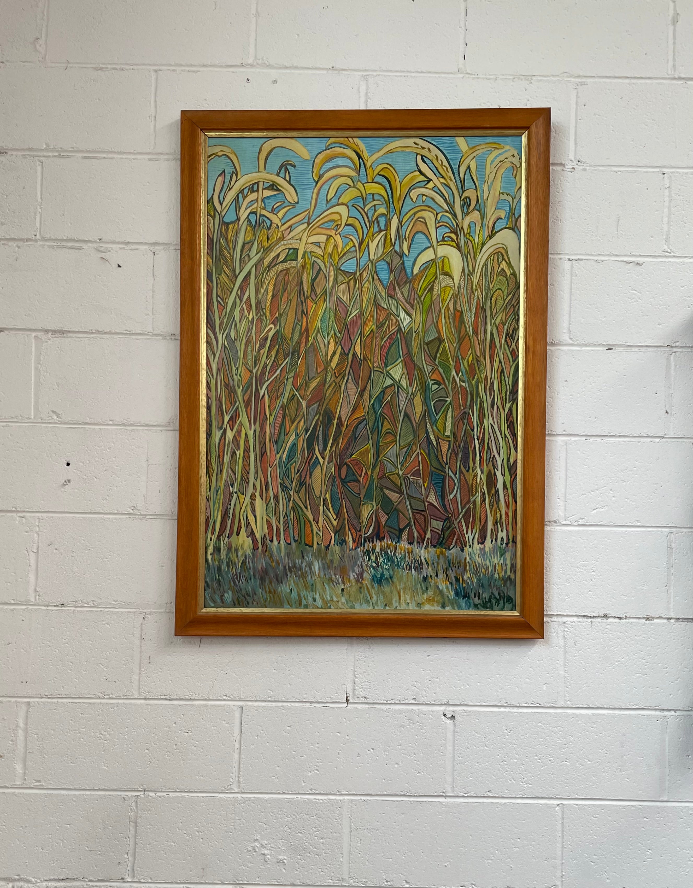 Mid Century Signed Painting | Antique & Vintage | Moonee Ponds Antiques | Australia Wide Delivery