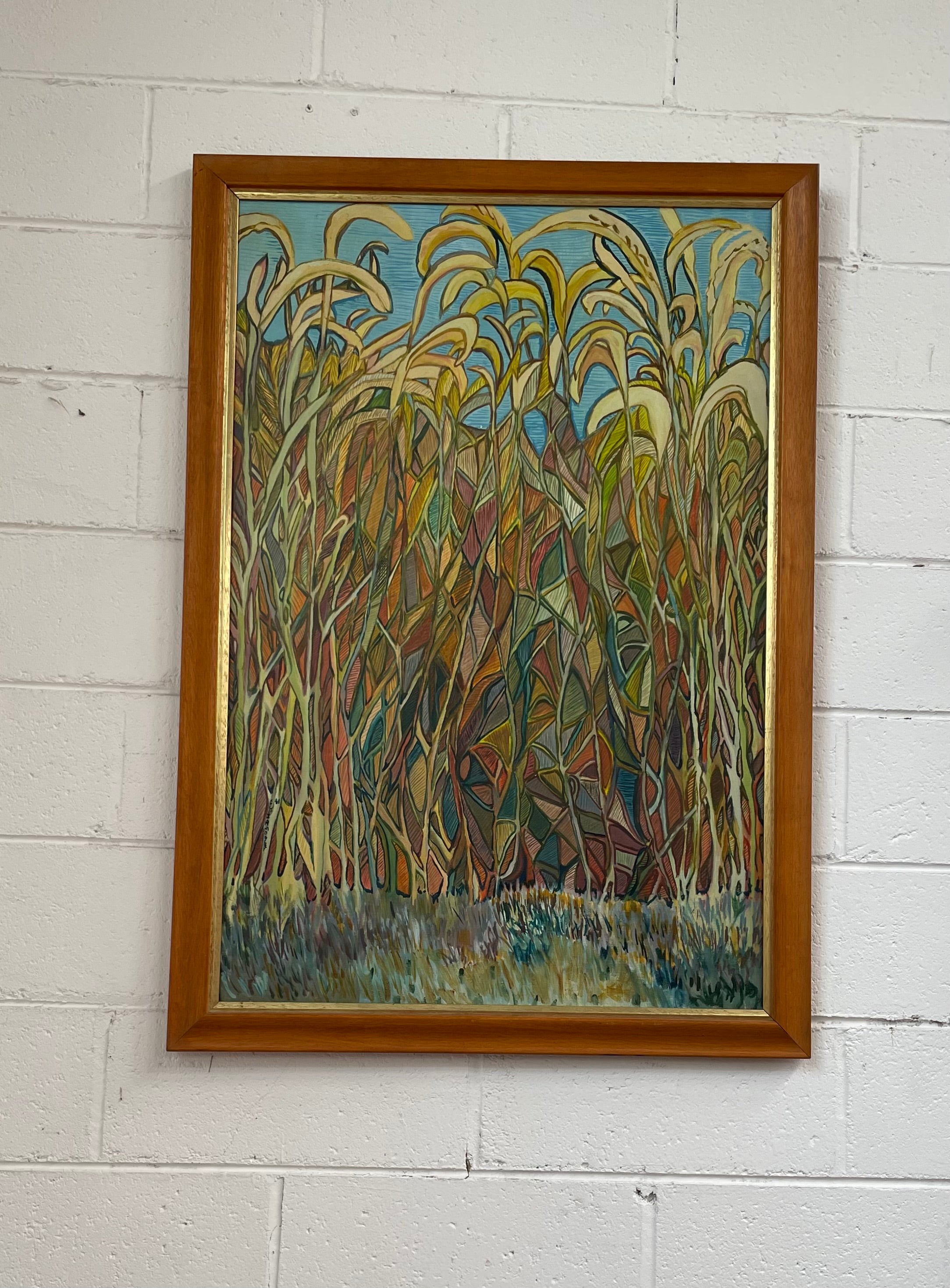 Mid Century Signed Painting | Antique & Vintage | Moonee Ponds Antiques | Australia Wide Delivery