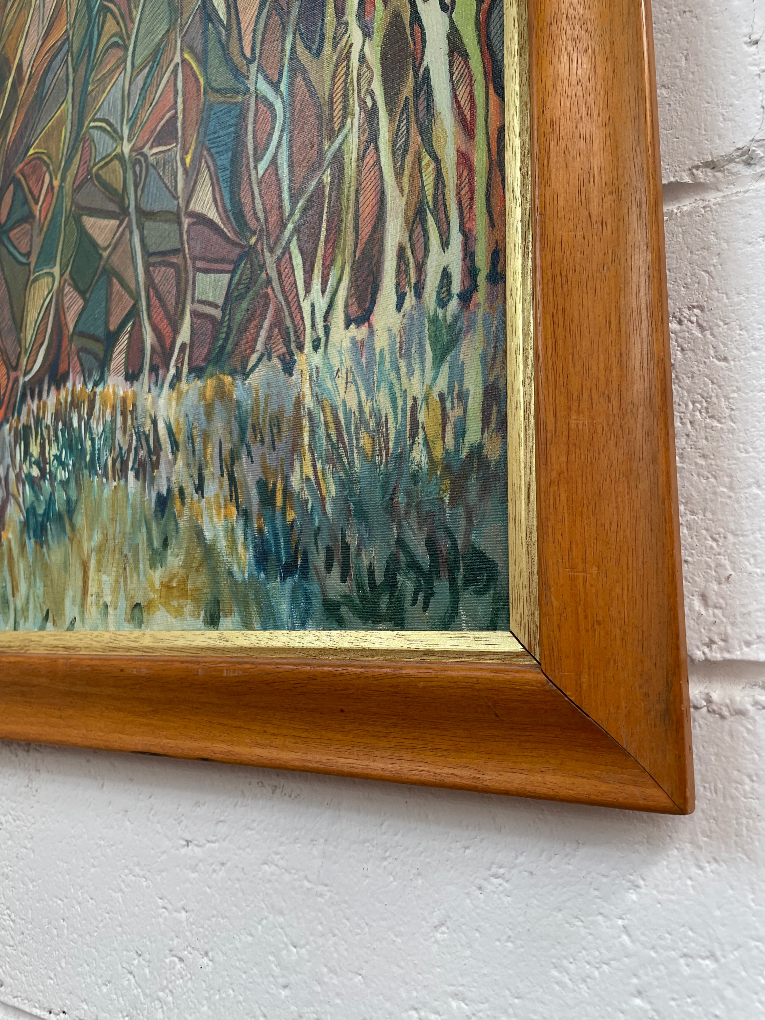 Mid Century Signed Painting | Antique & Vintage | Moonee Ponds Antiques | Australia Wide Delivery