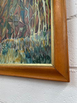 Mid Century Signed Painting | Antique & Vintage | Moonee Ponds Antiques | Australia Wide Delivery