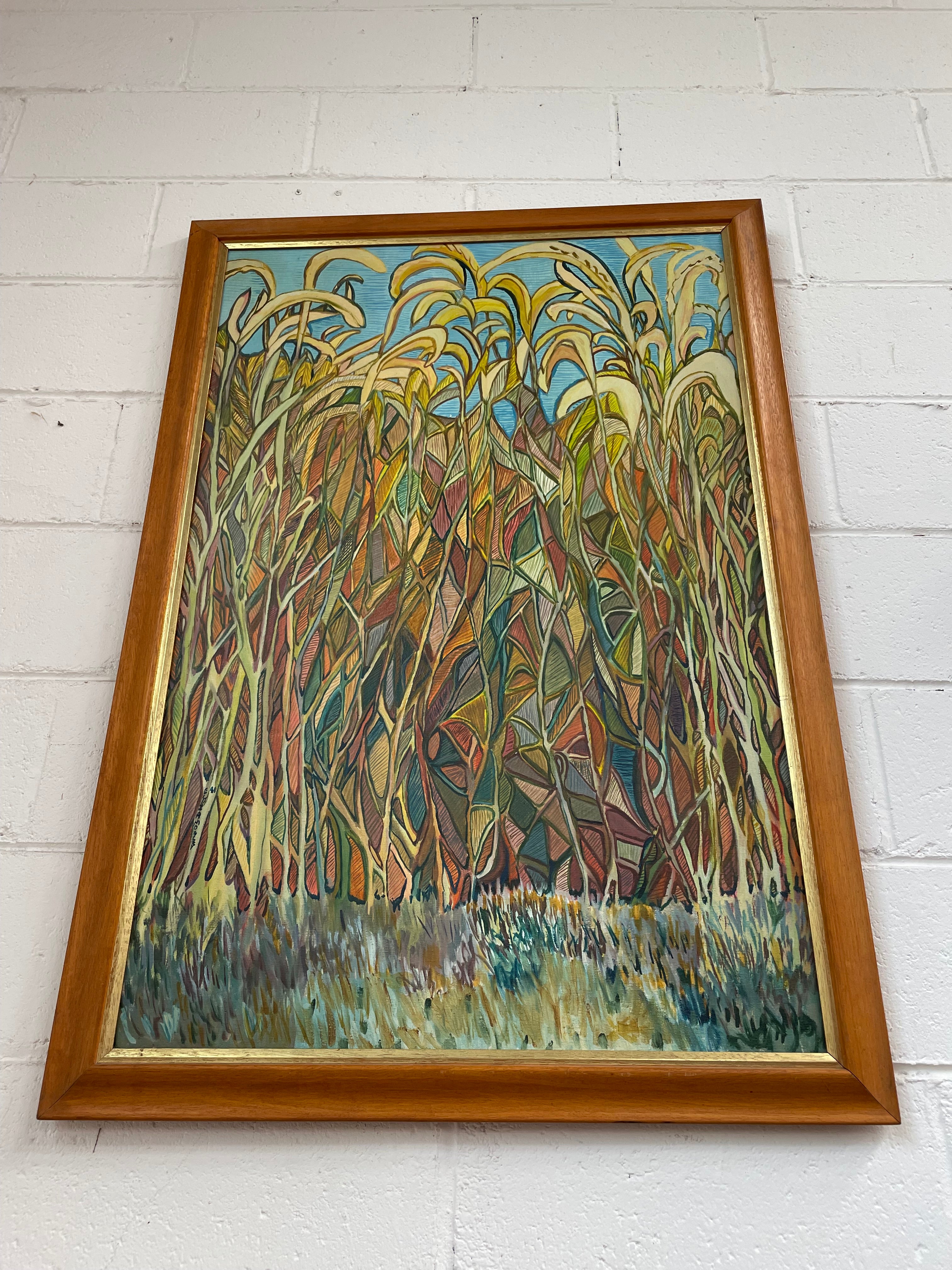 Mid Century Signed Painting | Antique & Vintage | Moonee Ponds Antiques | Australia Wide Delivery