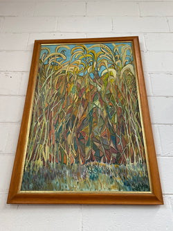 Mid Century Signed Painting | Antique & Vintage | Moonee Ponds Antiques | Australia Wide Delivery