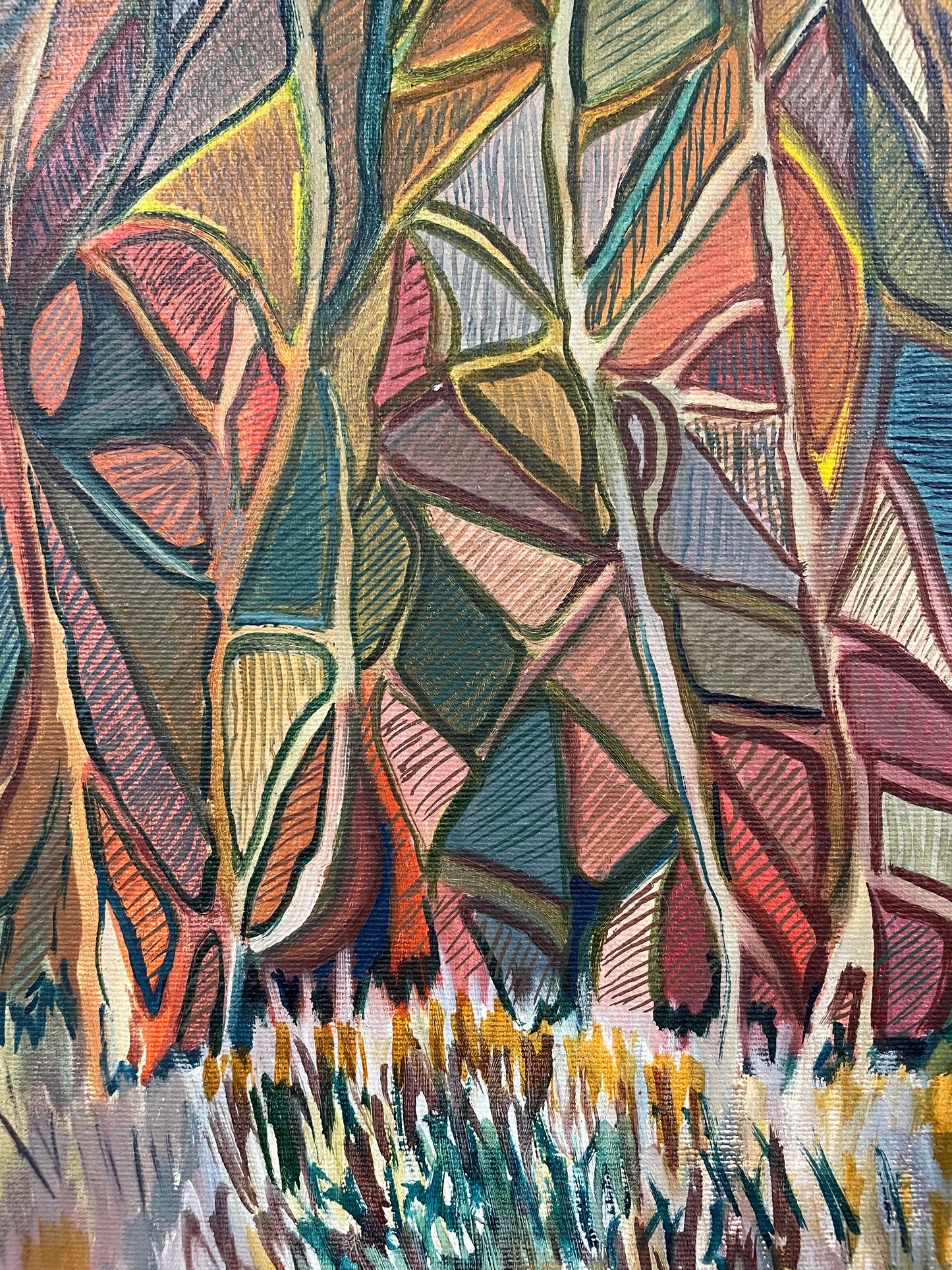 Mid Century Signed Painting