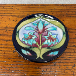 Moorcroft Hand Painted Pottery Pin Dish