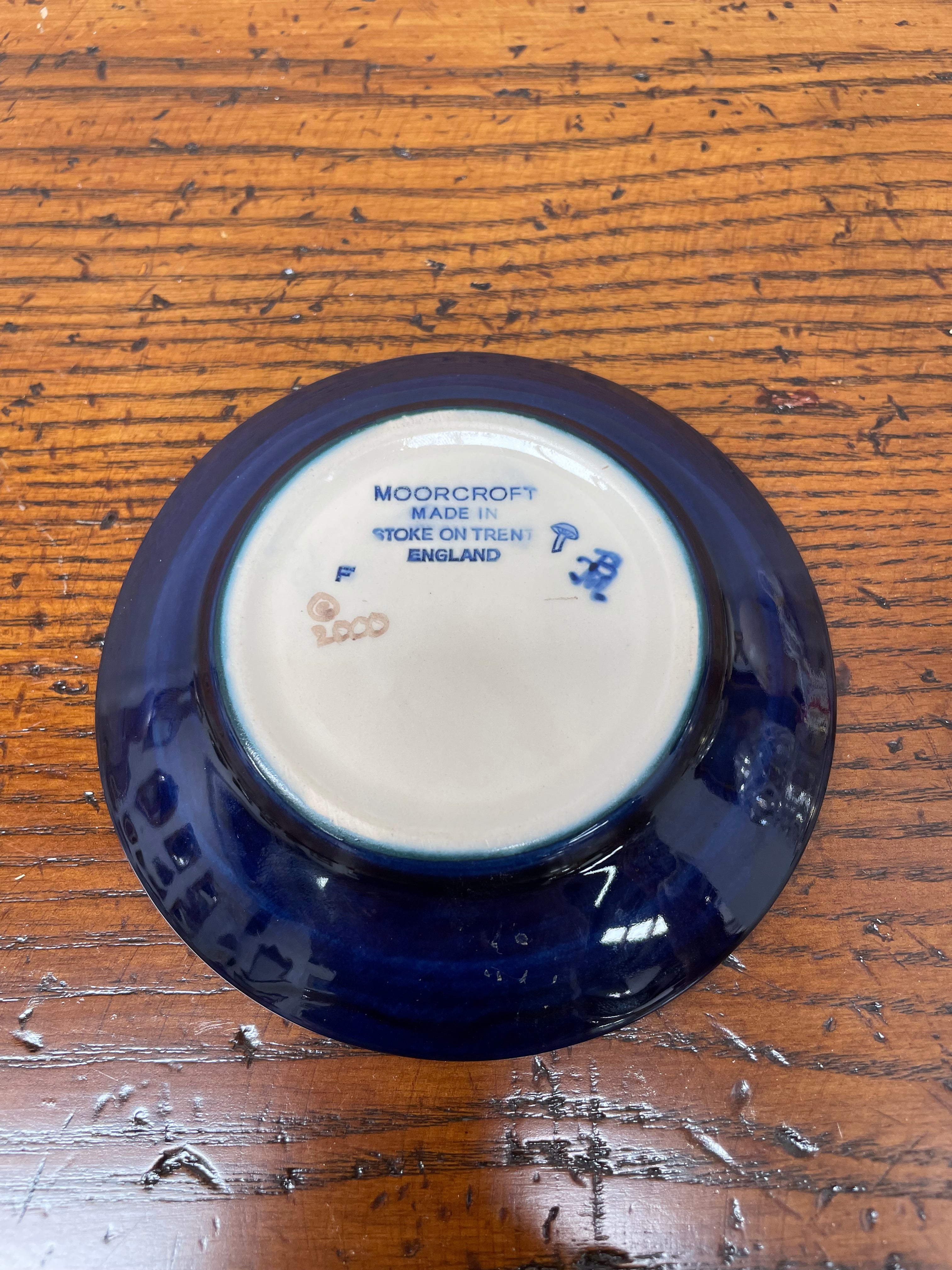 Moorcroft Hand Painted Pottery Pin Dish | Antique & Vintage | Moonee Ponds Antiques | Australia Wide Delivery