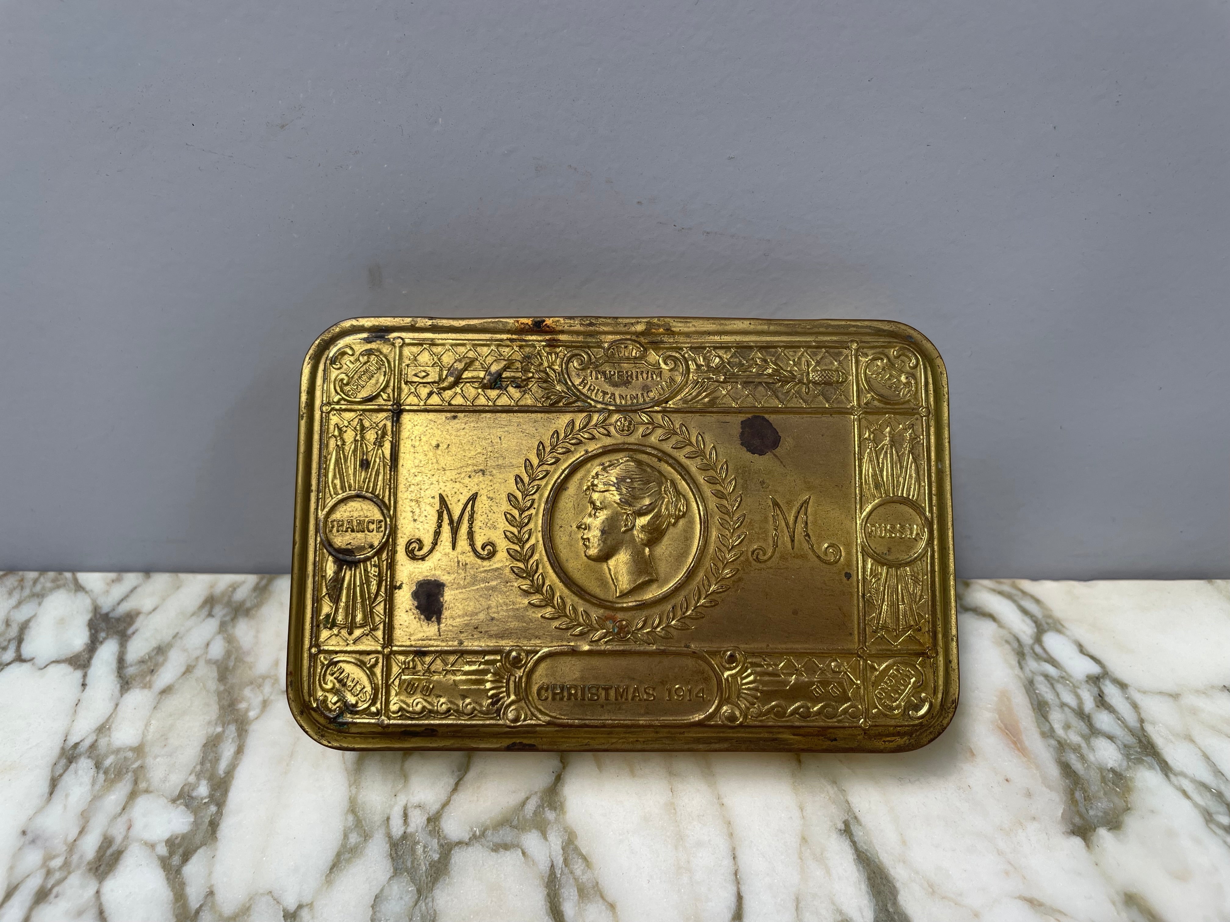WWI Christmas 1914 Princess Mary Tin | Antique & Vintage | Moonee Ponds Antiques | Australia Wide Delivery