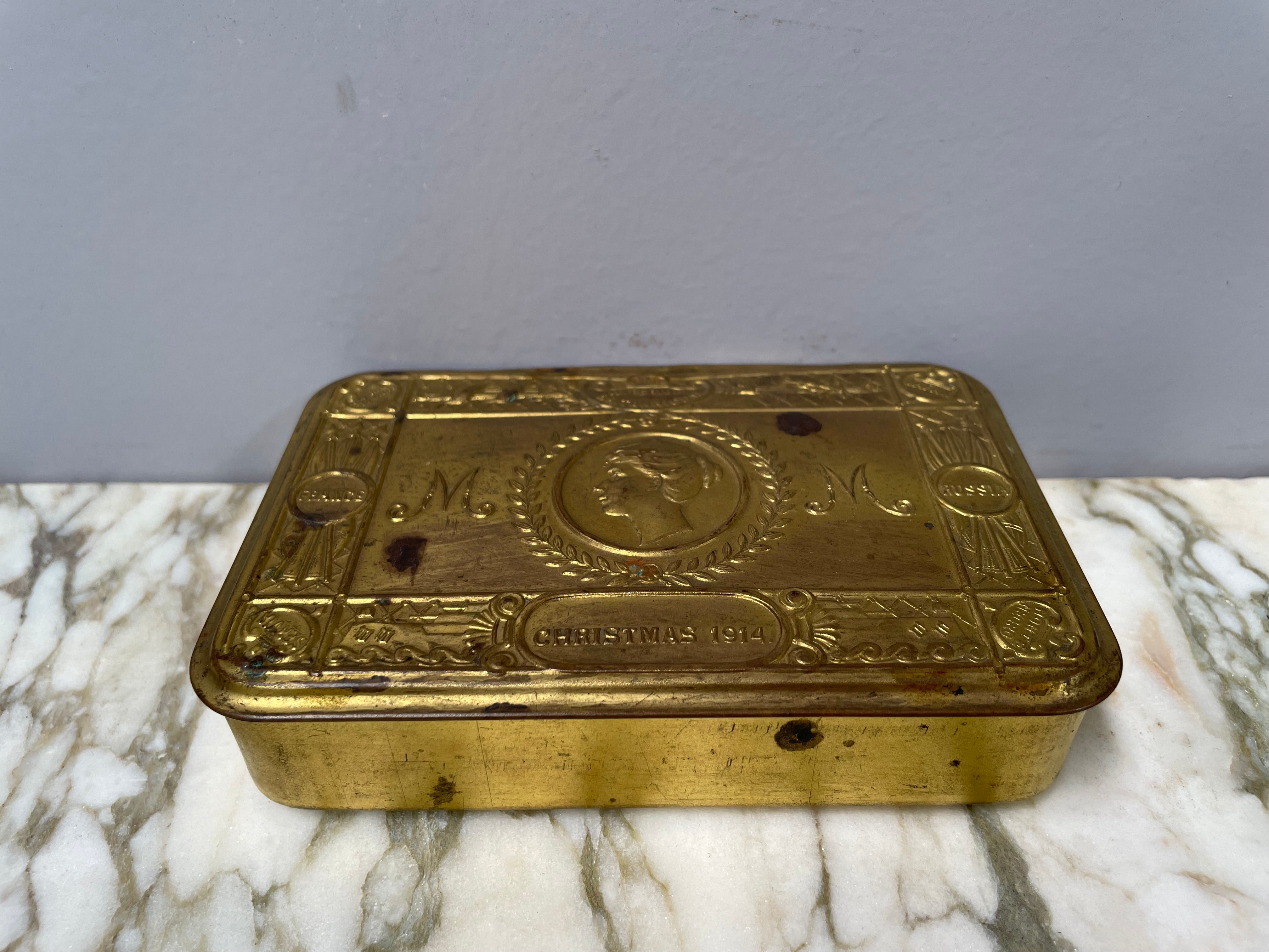 WWI Christmas 1914 Princess Mary Tin | Antique & Vintage | Moonee Ponds Antiques | Australia Wide Delivery