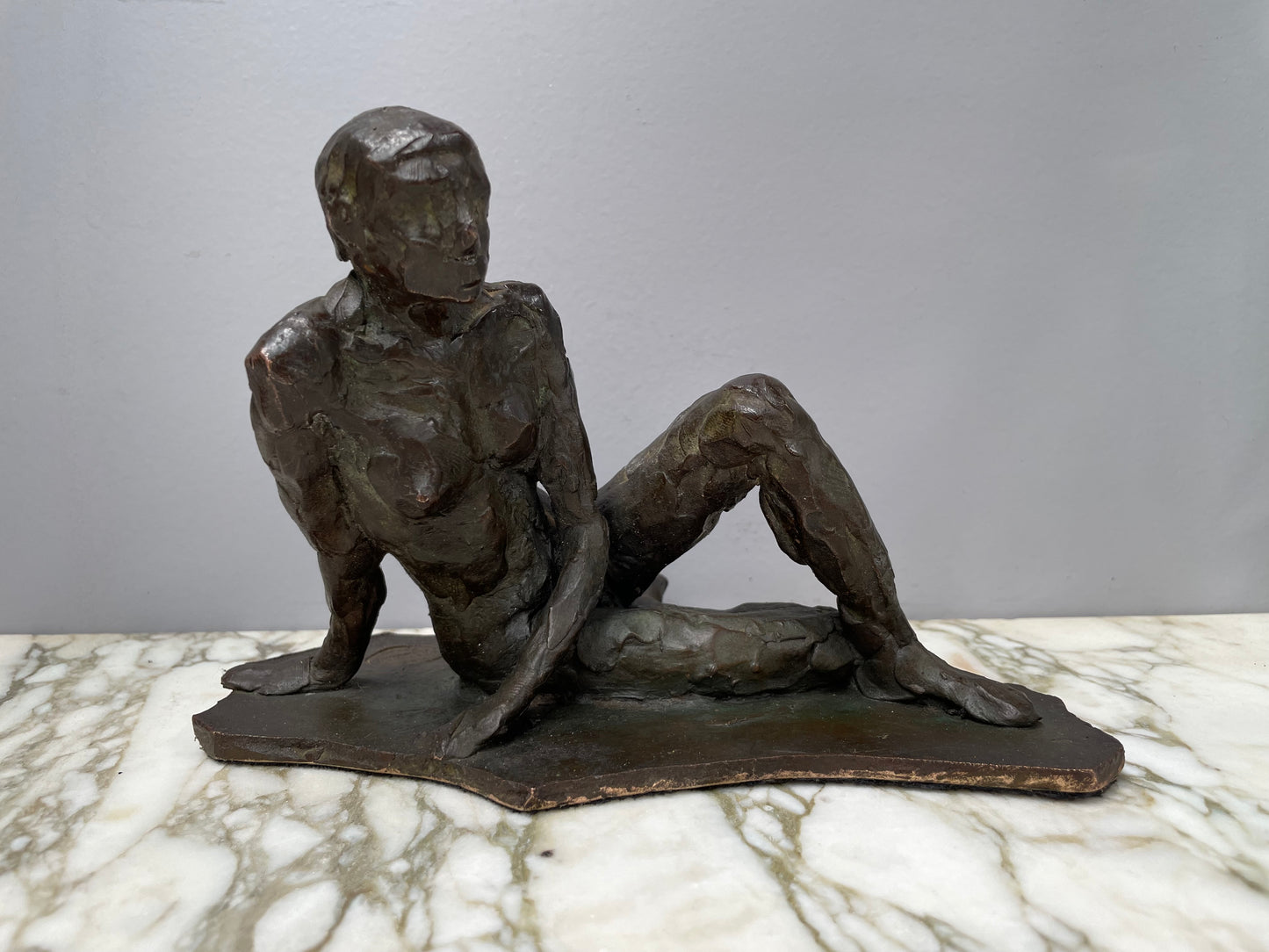 Abstract Bronze Max Kalish Style Figure