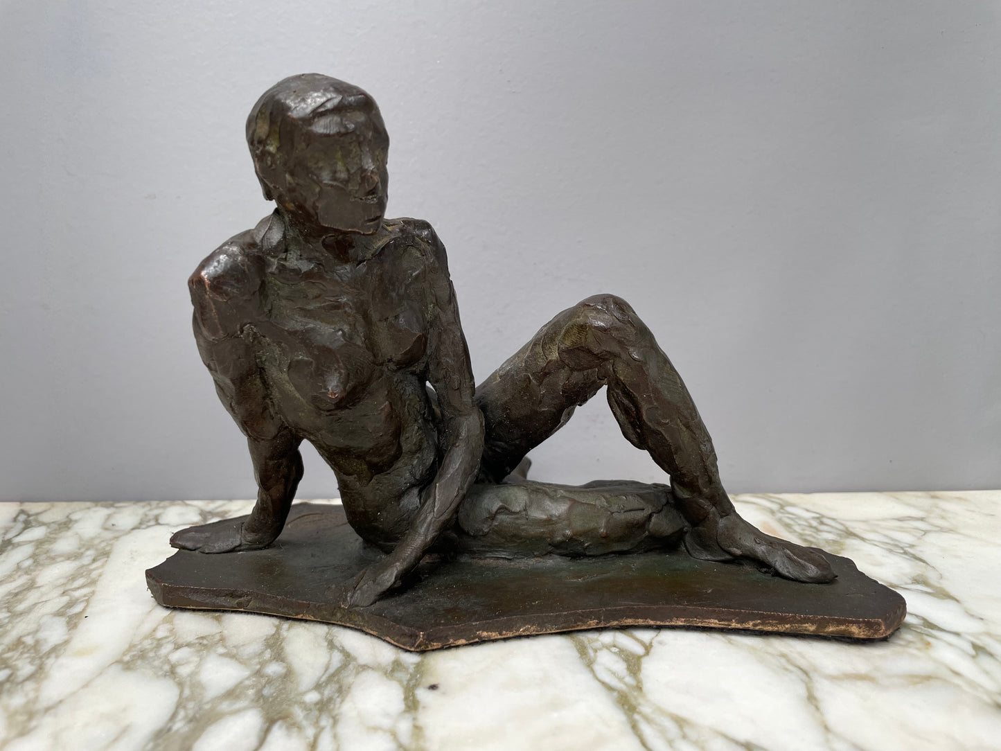 Abstract Bronze Max Kalish Style Figure