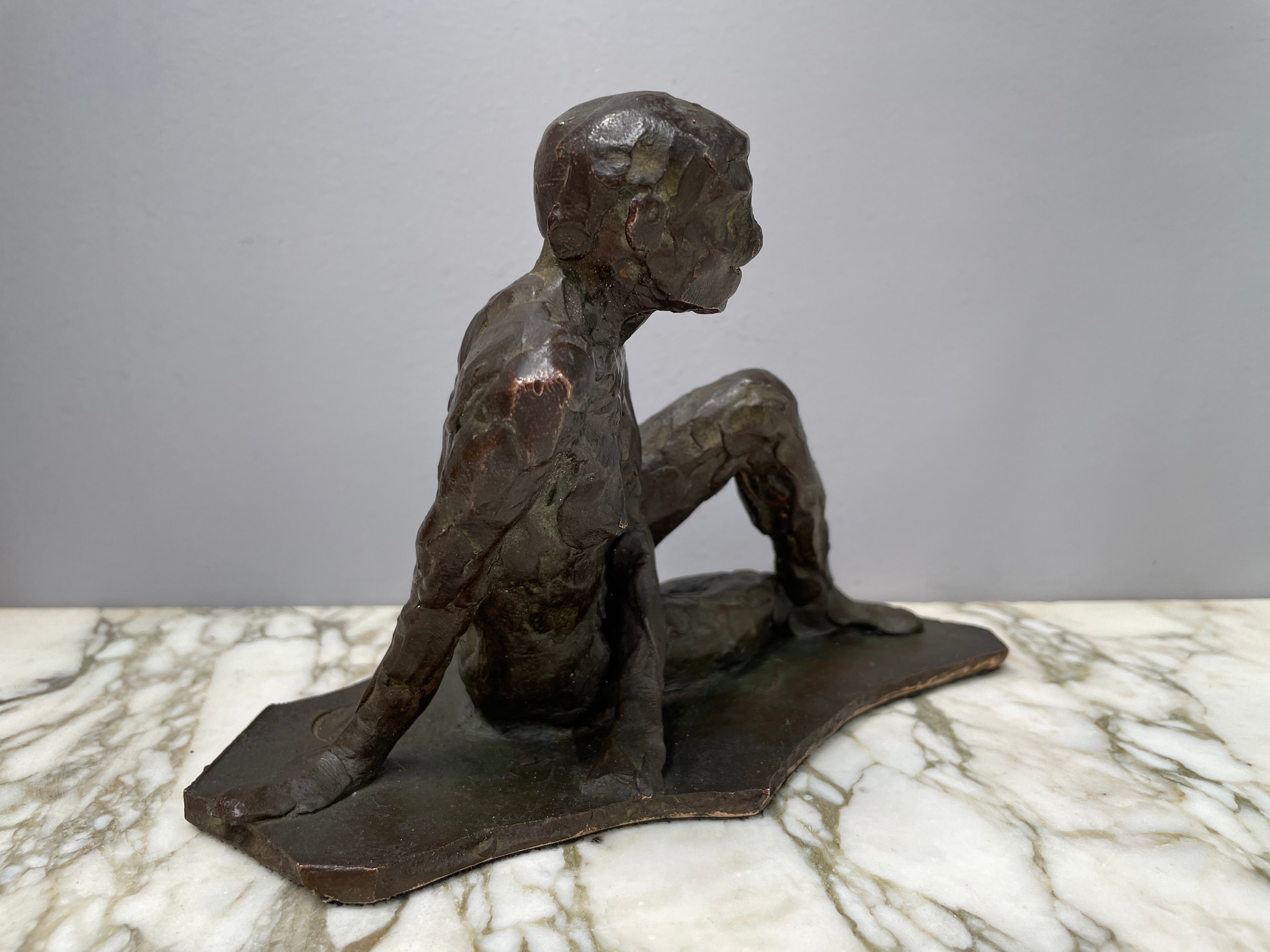 Abstract Bronze Max Kalish Style Figure | Antique & Vintage | Moonee Ponds Antiques | Australia Wide Delivery