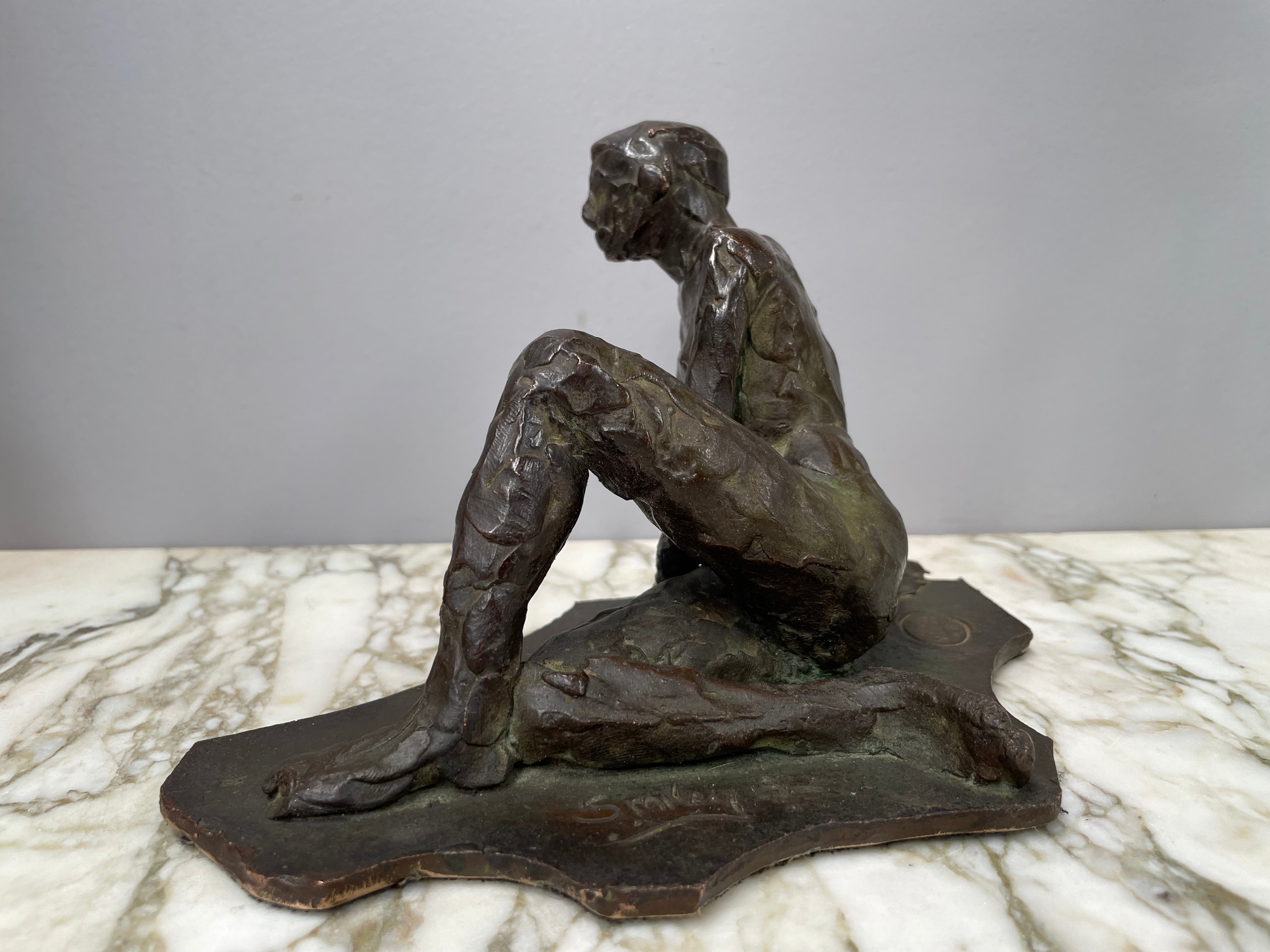 Abstract Bronze Max Kalish Style Figure | Antique & Vintage | Moonee Ponds Antiques | Australia Wide Delivery