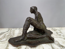 Abstract Bronze Max Kalish Style Figure | Antique & Vintage | Moonee Ponds Antiques | Australia Wide Delivery