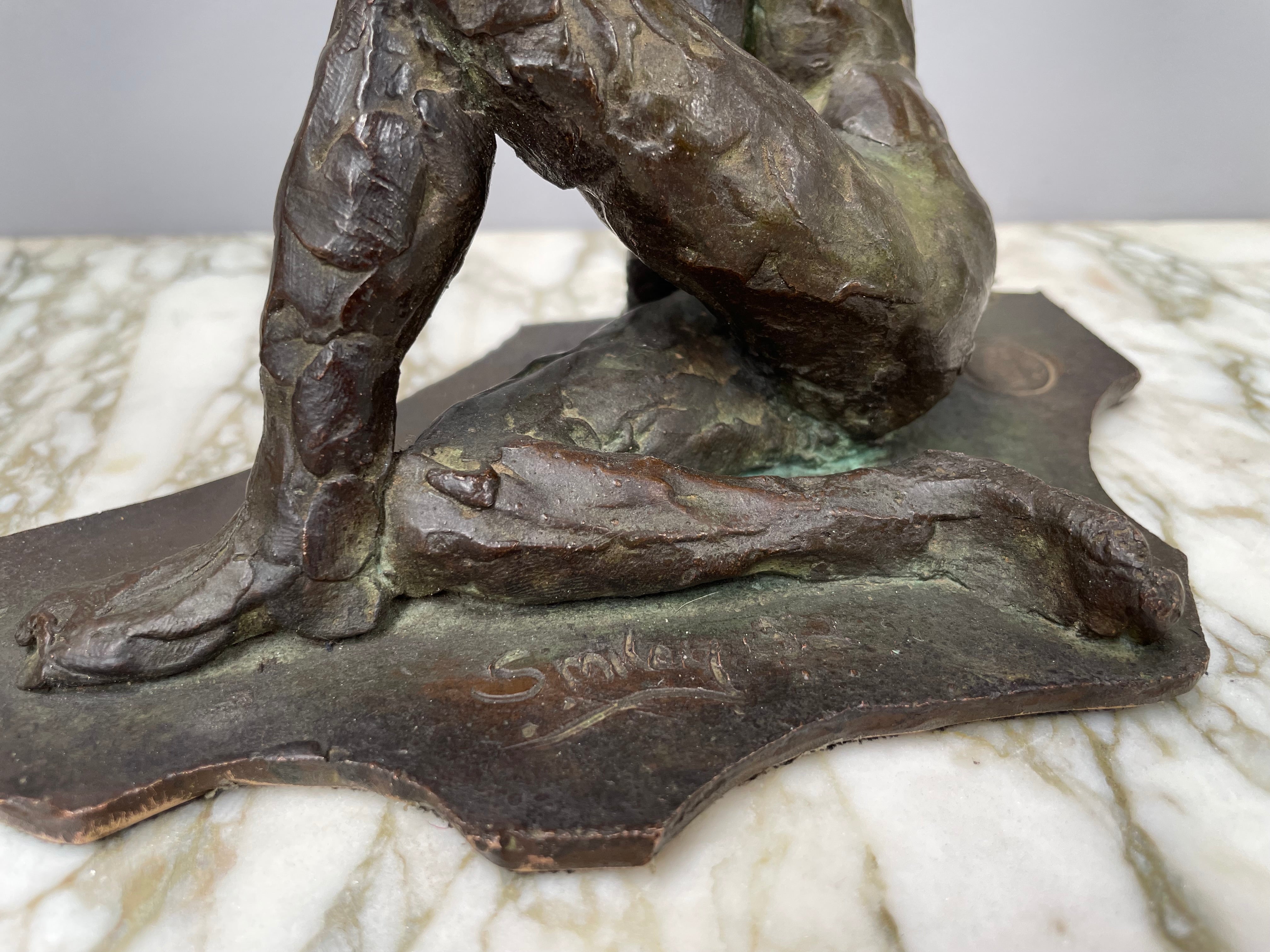 Abstract Bronze Max Kalish Style Figure | Antique & Vintage | Moonee Ponds Antiques | Australia Wide Delivery