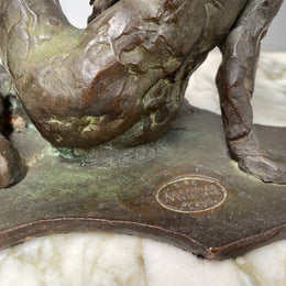Abstract Bronze Max Kalish Style Figure