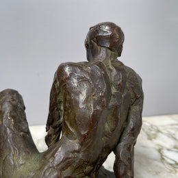 Abstract Bronze Max Kalish Style Figure
