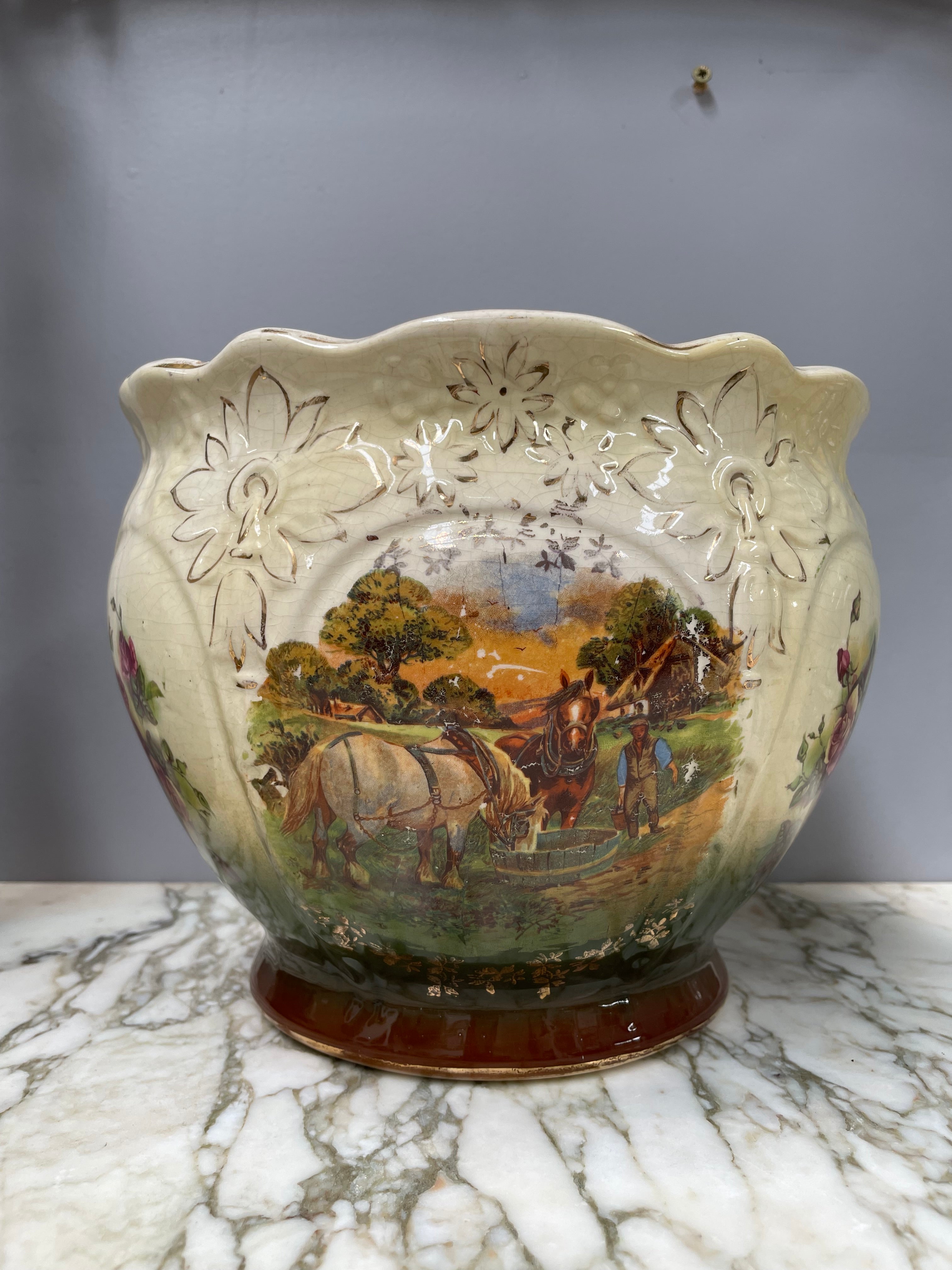Edwardian English Jardinière French Pattern | Antique & Vintage | Moonee Ponds Antiques | Australia Wide Delivery
