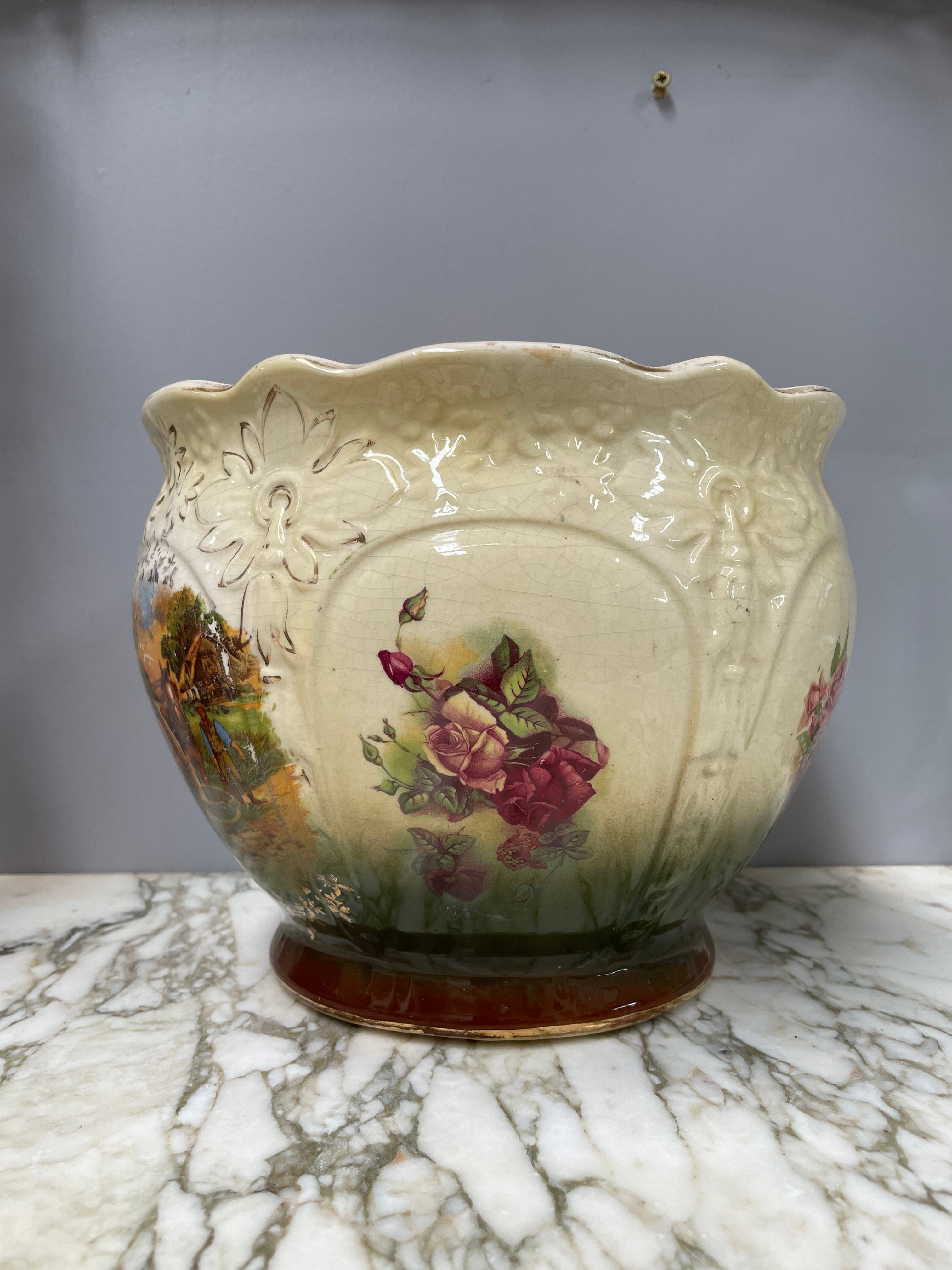 Edwardian English Jardinière French Pattern | Antique & Vintage | Moonee Ponds Antiques | Australia Wide Delivery