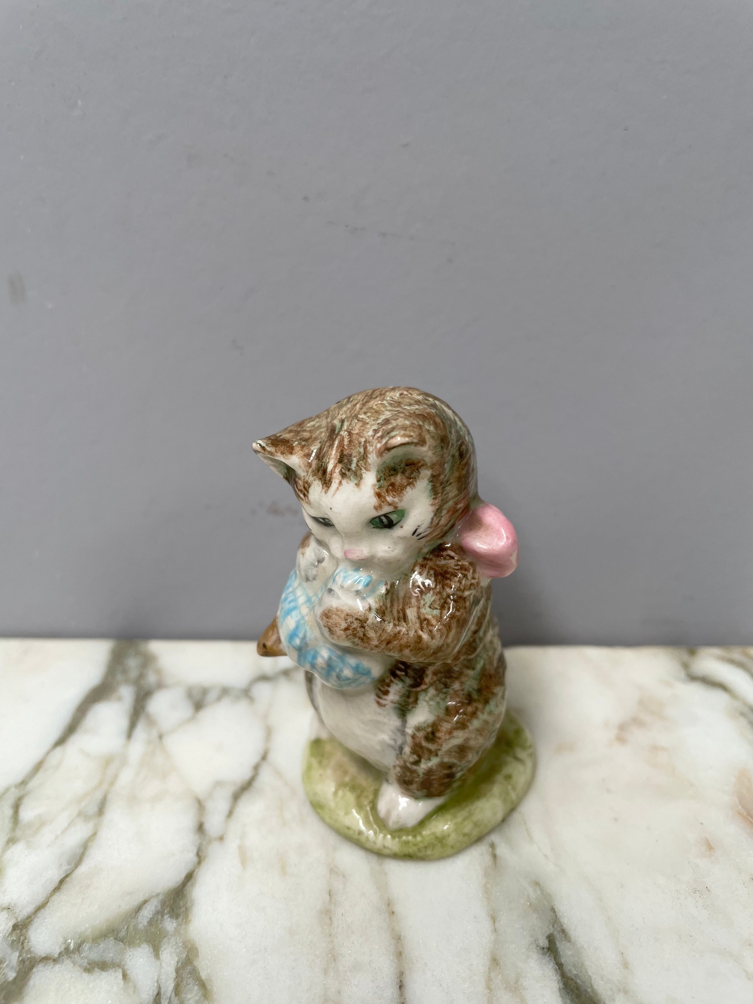 Beatrix Potter's 'Miss Moppet' Beswick Figurine | Antique & Vintage | Moonee Ponds Antiques | Australia Wide Delivery