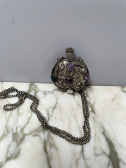 Antique Tibetan Silver Snuff Bottle | Antique & Vintage | Moonee Ponds Antiques | Australia Wide Delivery