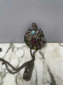 Antique Tibetan Silver Snuff Bottle | Antique & Vintage | Moonee Ponds Antiques | Australia Wide Delivery