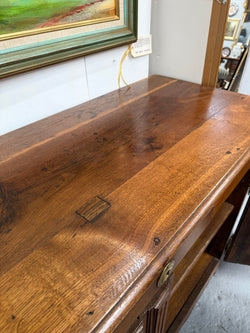 Stunning 19th Century Oak Buffet Moonee Ponds Antiques