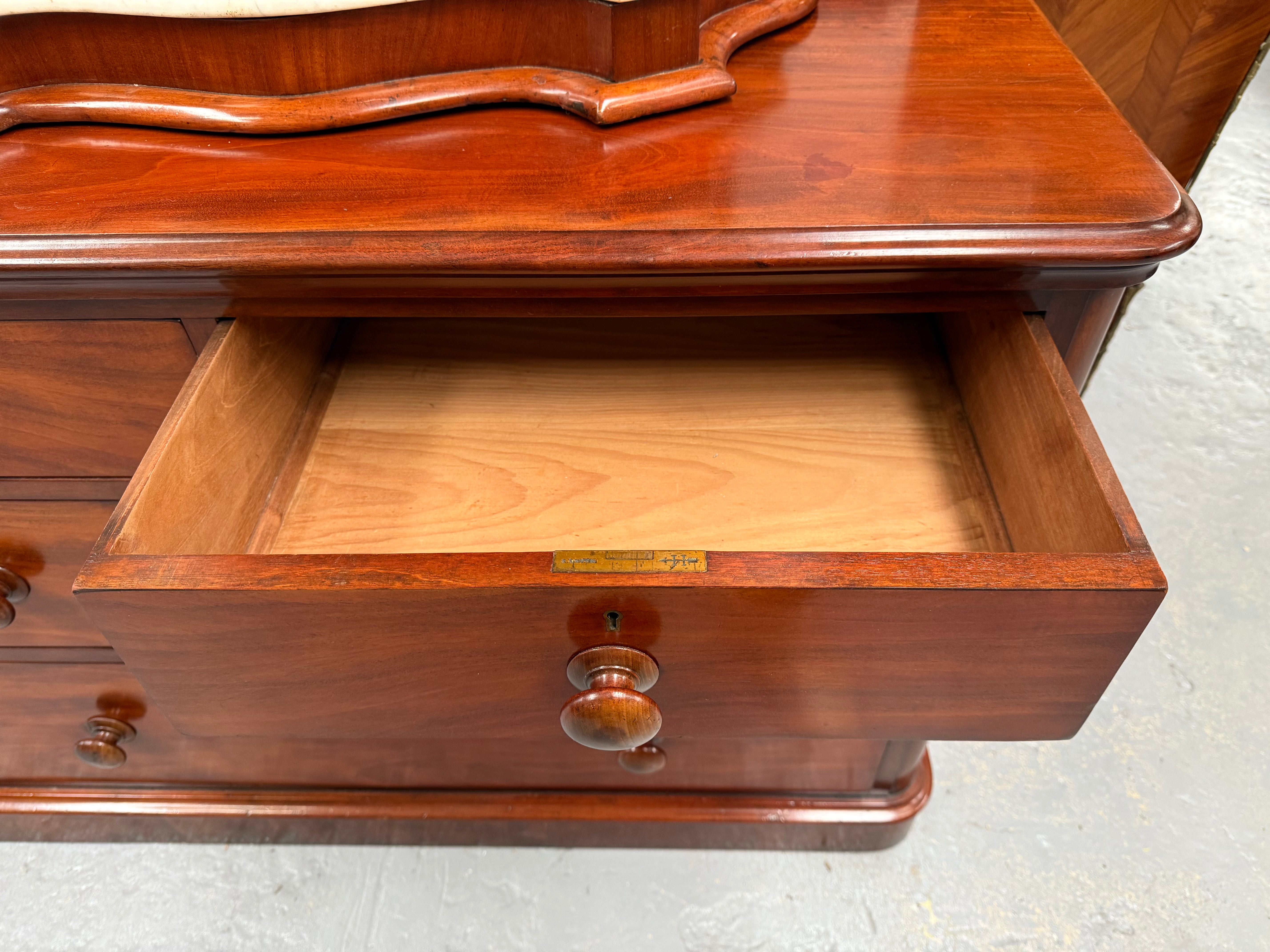 Lovely Four Drawer Mahogany Chest of Drawers | Antique & Vintage | Moonee Ponds Antiques | Australia Wide Delivery
