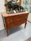 Unusual Transitional Marquetry Two Drawer Commode Cube Inlay, Swags & Stringing | Antique & Vintage | Moonee Ponds Antiques | Australia Wide Delivery