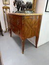 Unusual Transitional Marquetry Two Drawer Commode Cube Inlay, Swags & Stringing | Antique & Vintage | Moonee Ponds Antiques | Australia Wide Delivery