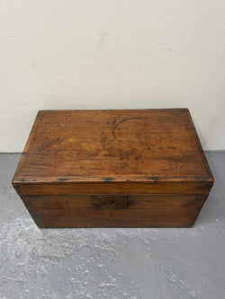 Characterful Small Victorian Wooden Chest/Trunk | Antique & Vintage | Moonee Ponds Antiques | Australia Wide Delivery
