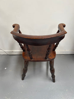 Early 19th Century English Elm Smokers Chair | Antique & Vintage | Moonee Ponds Antiques | Australia Wide Delivery