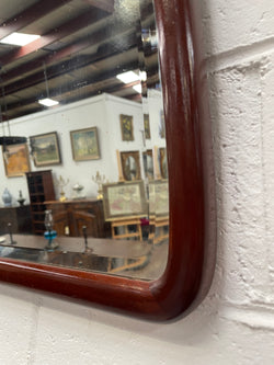Mahogany Framed Bevilled Edge Wall Mirror | Antique & Vintage | Moonee Ponds Antiques | Australia Wide Delivery