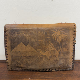 Vintage Hand Made Egyptian Leather Satchel/Case