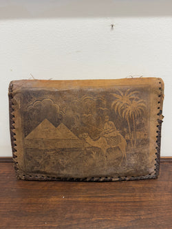 Vintage Hand Made Egyptian Leather Satchel/Case | Antique & Vintage | Moonee Ponds Antiques | Australia Wide Delivery