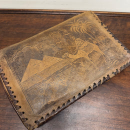 Vintage Hand Made Egyptian Leather Satchel/Case