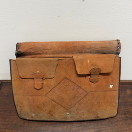 Vintage Hand Made Egyptian Leather Satchel/Case