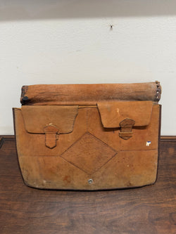 Vintage Hand Made Egyptian Leather Satchel/Case | Antique & Vintage | Moonee Ponds Antiques | Australia Wide Delivery