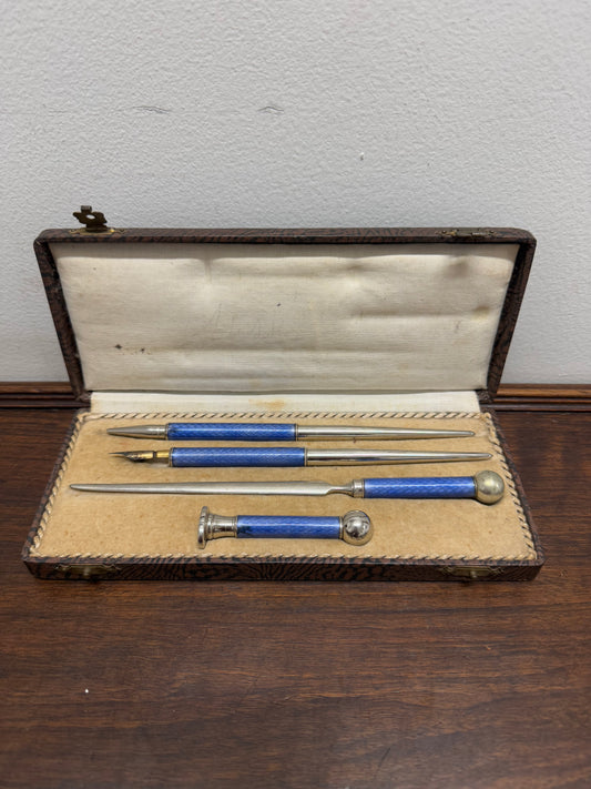 Art Deco Boxed Desk Pen Set