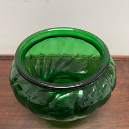 Vintage Napco Green Glass Bowl