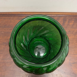 Vintage Napco Green Glass Bowl