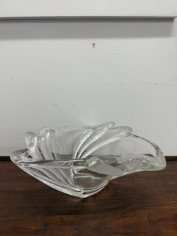 Clear & Frosted Art Glass Bowl | Antique & Vintage | Moonee Ponds Antiques | Australia Wide Delivery