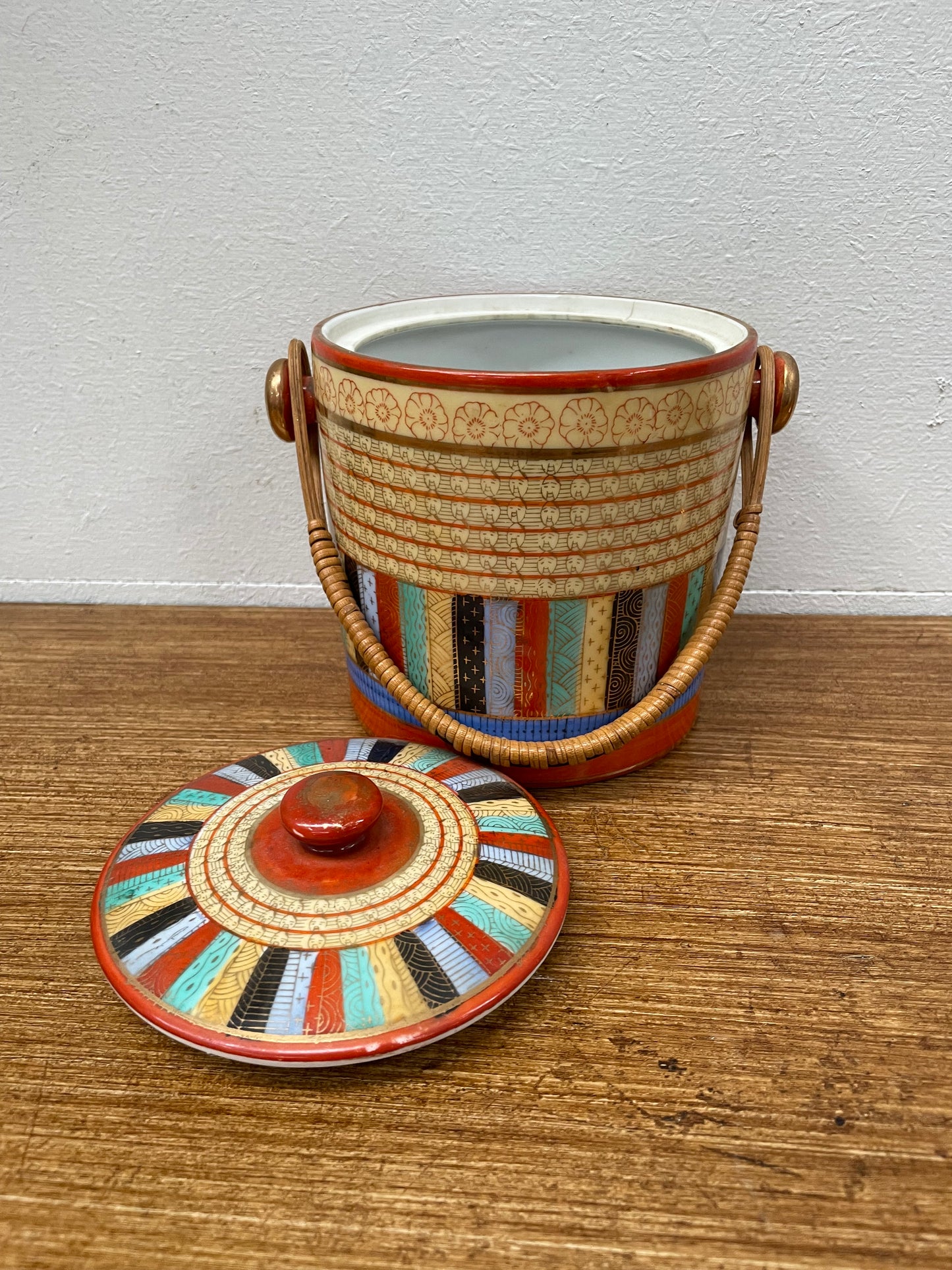 Vintage Japan Biscuit Barrel